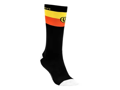 SOCK HIGH MONDRAKER FACTORY TEAM YELLOW/ORANGE